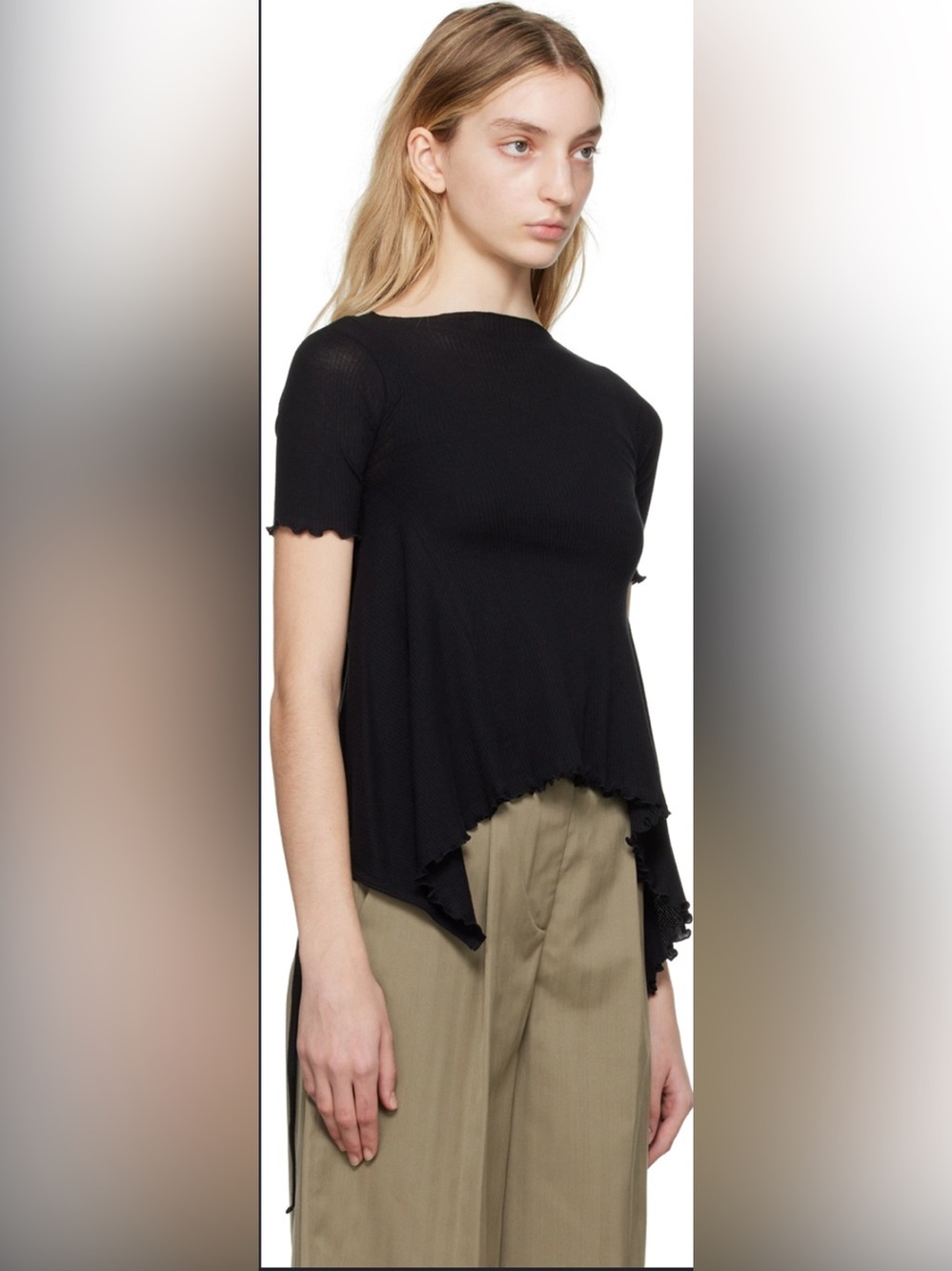 *black* Baserange Kosa Tie Tee